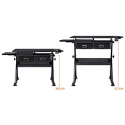Drafting Table/Stool Set with Adjustable Table Angles & Heights All-in-One – view 5