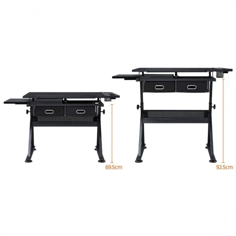 Drafting Table/Stool Set with Adjustable Table Angles & Heights All-in-One – view 5