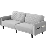 Yaheetech Convertible Sofa Bed Fabric 3-Seater Sofa Bed Convertible Sofa Bed Fabric 3-Seater Sofa Bed