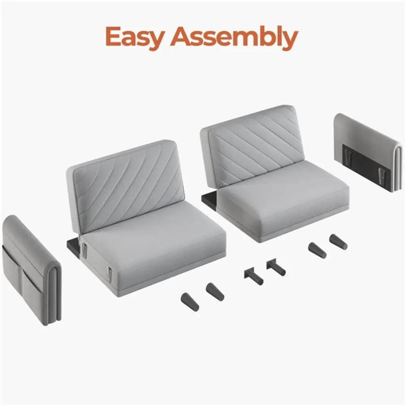 Yaheetech Convertible Sofa Bed Fabric 3-Seater Sofa Bed Convertible Sofa Bed Fabric 3-Seater Sofa Bed