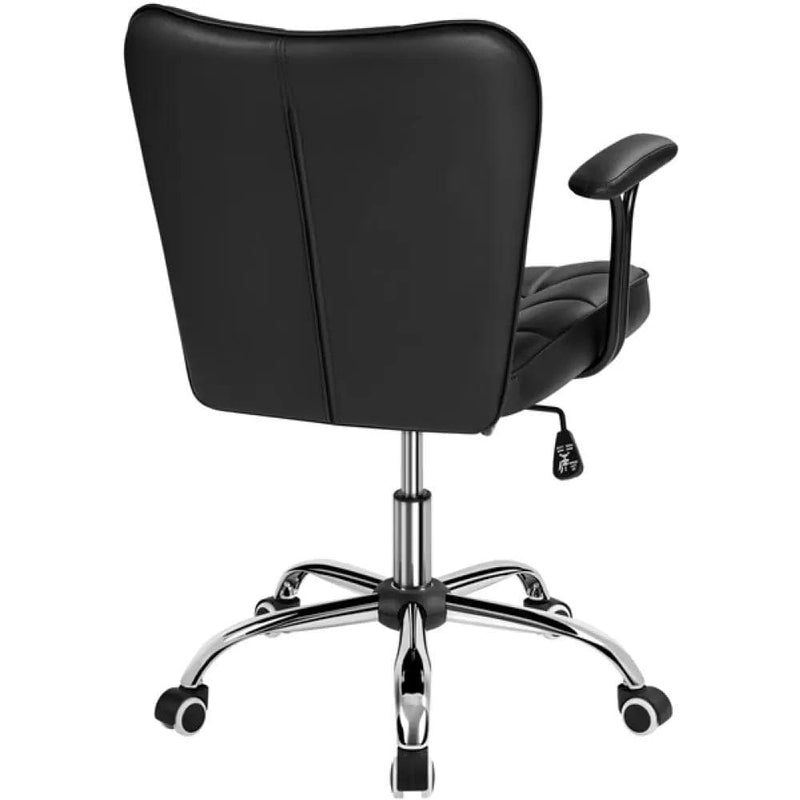 Yaheetech PU Leather Office Chair Computer Chair PU Leather Office Chair Computer Chair