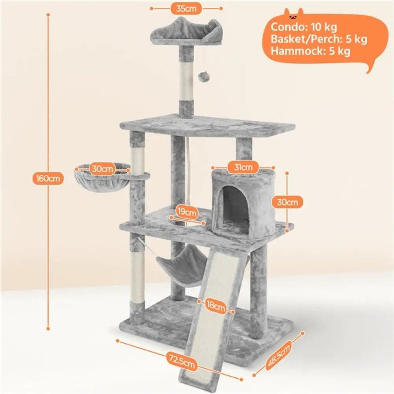Yaheetech Deluxe Multi Level Cat Tree Cat Tower Deluxe Multi Level Cat Tree Cat Tower