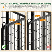 Yaheetech 8 Panels Dog Playpen Dog Pen 8 Panels Dog Playpen Dog Pen