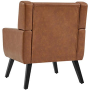 Yaheetech Button Tufted Armchair with Solid Wood Legs Button Tufted Armchair with Solid Wood Legs