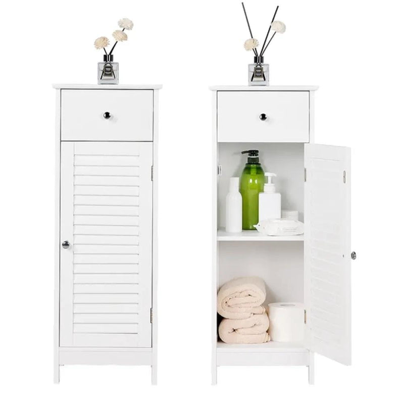Yaheetech Bathroom Kitchen Floor Storage Cabinet Bathroom Kitchen Floor Storage Cabinet