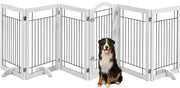 Yaheetech 6-Panel Pet Puppy Safety Fence with 3 Support Feet 6-Panel Pet Puppy Safety Fence with 3 Support Feet
