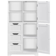 Yaheetech Freestanding Floor Cabinet Bathroom Storage Freestanding Floor Cabinet Bathroom Storage