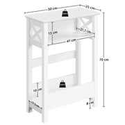 Yaheetech Slim End Table Modern Sofa Table Slim End Table Modern Sofa Table