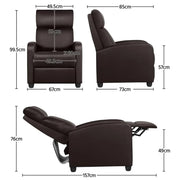 Yaheetech Recliner Chair Recliner Chair