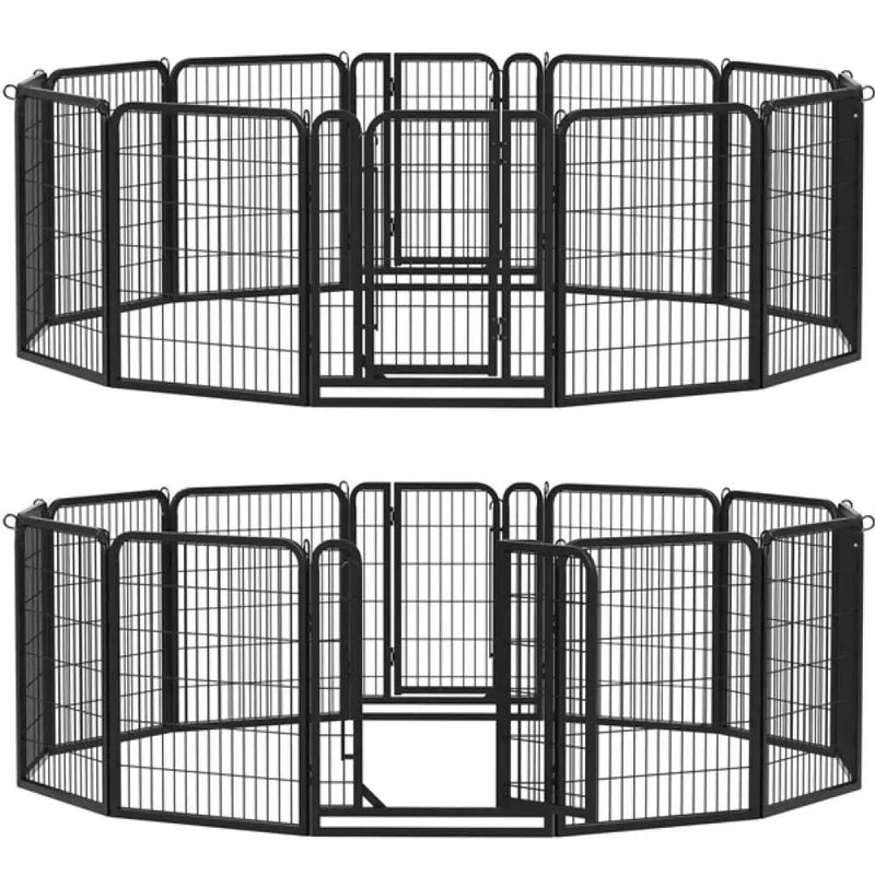 Yaheetech 12 Panels Dog Playpen Pet Pen 12 Panels Dog Playpen Pet Pen