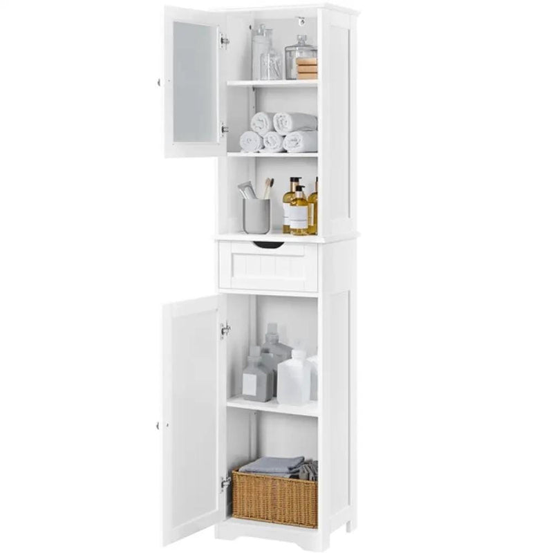 Yaheetech Freestanding Storage Cabinet with Door Freestanding Storage Cabinet with Door