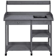 Yaheetech Garden Potting Bench with Basin Garden Work Bench Station Garden Potting Bench with Basin Garden Work Bench Station