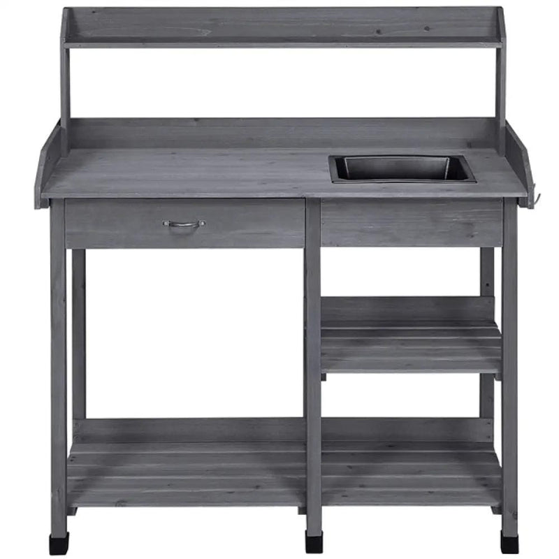 Yaheetech Garden Potting Bench with Basin Garden Work Bench Station Garden Potting Bench with Basin Garden Work Bench Station