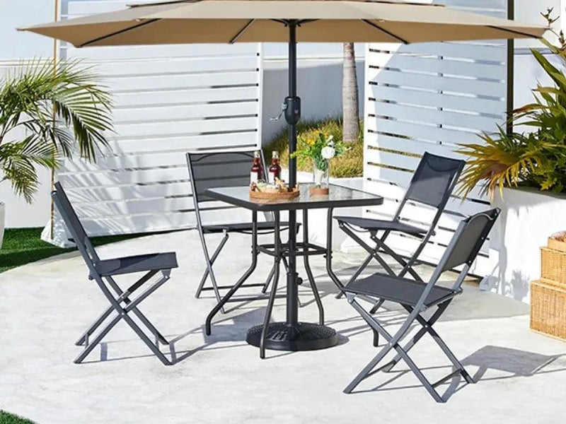 Yaheetech Outdoor Coffee Table Patio Square Bistro Table Outdoor Coffee Table Patio Square Bistro Table