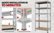 Yaheetech Boltless Assembly Garage Shelves Storage Organizer Boltless Assembly Garage Shelves Storage Organizer