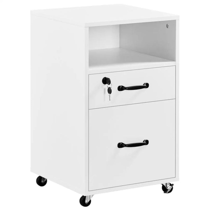Yaheetech Brand New 2 Drawer Side Table End Table File Cabinet Brand New 2 Drawer Side Table End Table File Cabinet