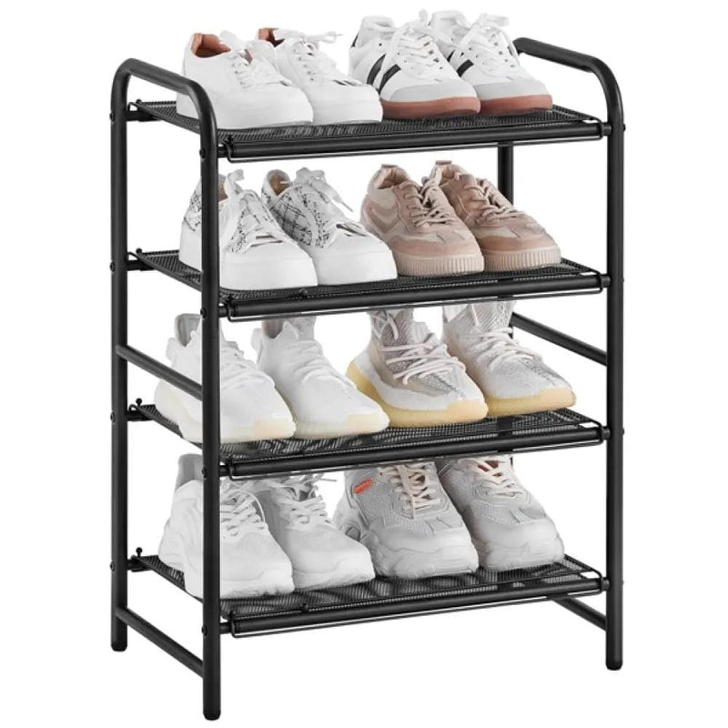 Yaheetech 4-Tier Expandable Iron Shoe Rack 4-Tier Expandable Iron Shoe Rack