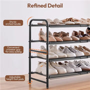 Yaheetech 4-Tier Expandable Iron Shoe Rack 4-Tier Expandable Iron Shoe Rack