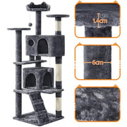 Yaheetech 158cm 158cm Tall Cat Tree Condo Kitten Tree Tower 158cm 158cm Tall Cat Tree Condo Kitten Tree Tower