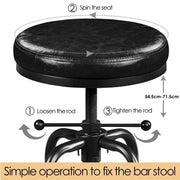 Yaheetech Vintage Industrial Bar Stool Rustic Swivel Bar Stool Vintage Industrial Bar Stool Rustic Swivel Bar Stool