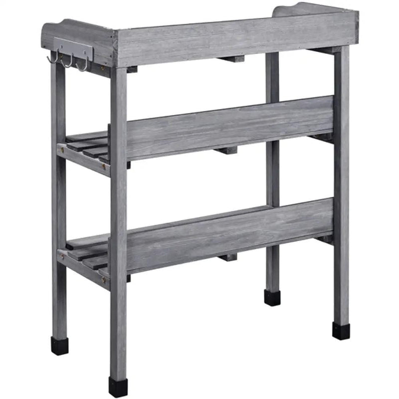 Yaheetech 3-layer Outdoor Potting Bench Gardening Table 3-layer Outdoor Potting Bench Gardening Table