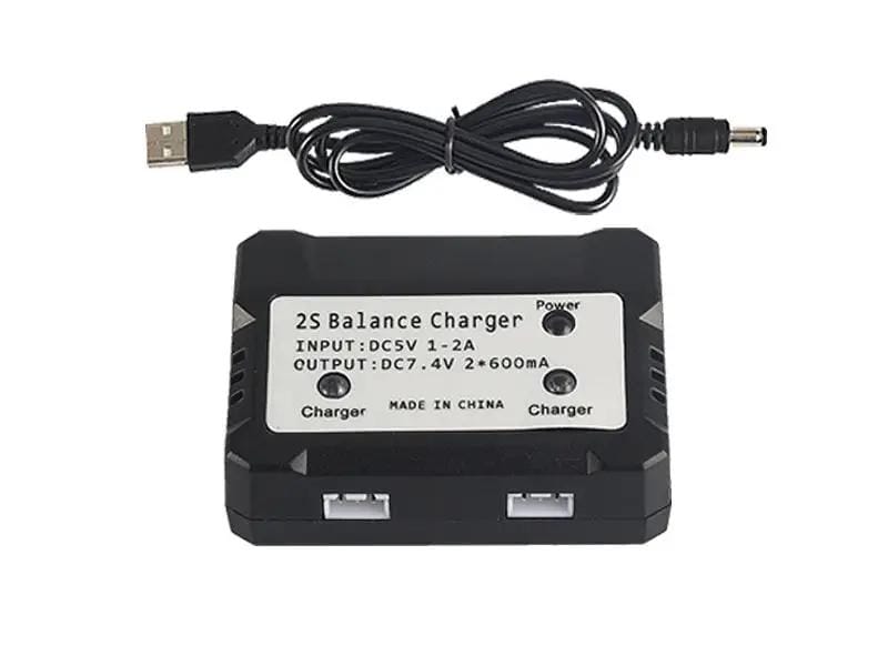 dealonline.co.nz dealonlinenz 2 in 1 7.4V USB Charger for Drone 2 In 1 7.4V USB Drone Battery Charger For Dual LiPo
