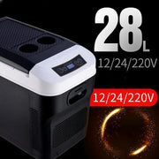 salelink.co.nz Unbranded 28L Car Refrigerator Fridge 28L Portable Car Refrigerator Freezer 12V 24V