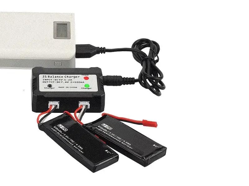 dealonline.co.nz dealonlinenz 2 in 1 7.4V USB Charger for Drone 2 In 1 7.4V USB Drone Battery Charger For Dual LiPo