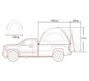 salelink.co.nz Unbranded Car Tent Car Tent (LM1349 (2)) | Action Outdoors NZ
