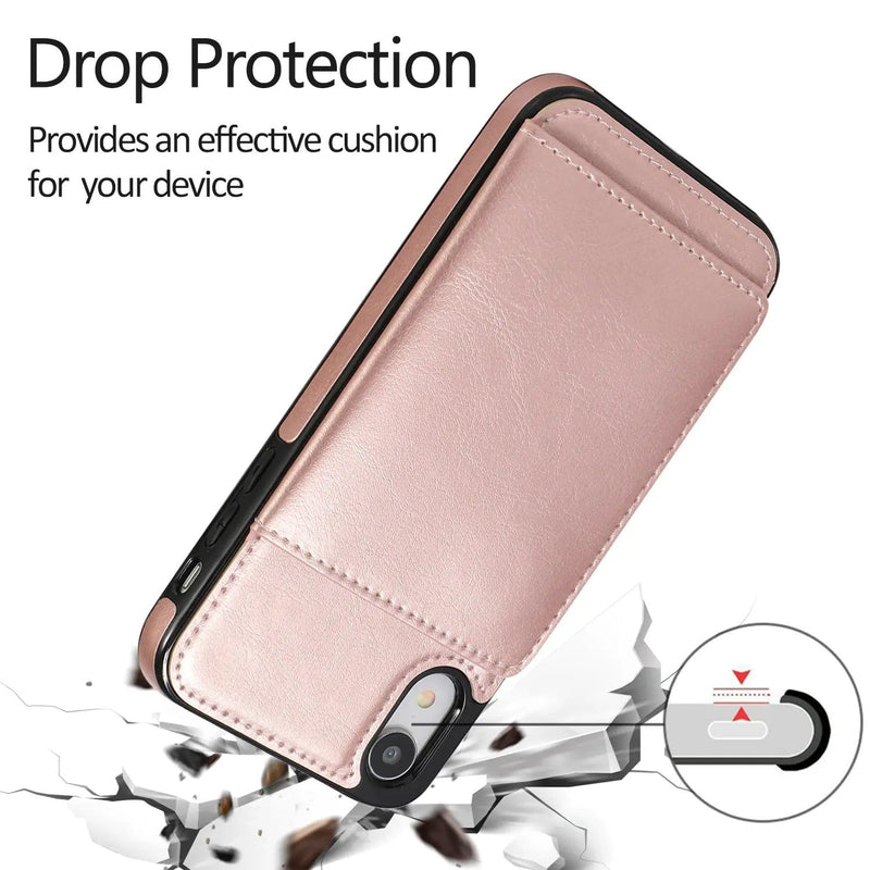 iPhone XR Case Wallet Cover Card Slots – view 2