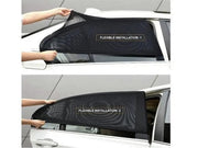 4pcs/set Car Front & Rear Side Window Sun Shade Cover Visor Mesh Shield Sunshade – view 5