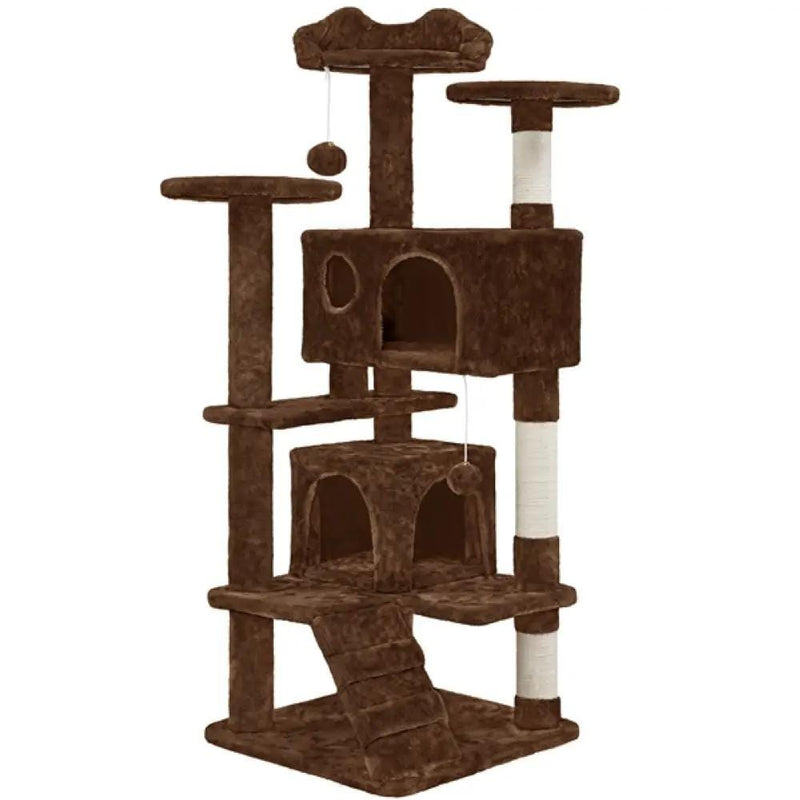 Yaheetech Multilevel Cat House Cat Tree Cat Tower Multilevel Cat House Cat Tree Cat Tower