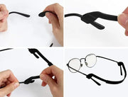 3 PCS Eyeglasses Silicon Antislip Holder Cover Ear Hook Retainer - BLUE – view 3