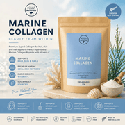 Kiwi Nutrition Collagen Powder Marine Collagen Powder - Unflavoured 350g Marine Collagen Powder - Unflavoured 350g | NZ