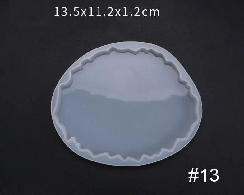 Resin Art NZ Moulds Irregular Coaster Moulds - 07 Irregular Coaster Moulds - 07 | NZ