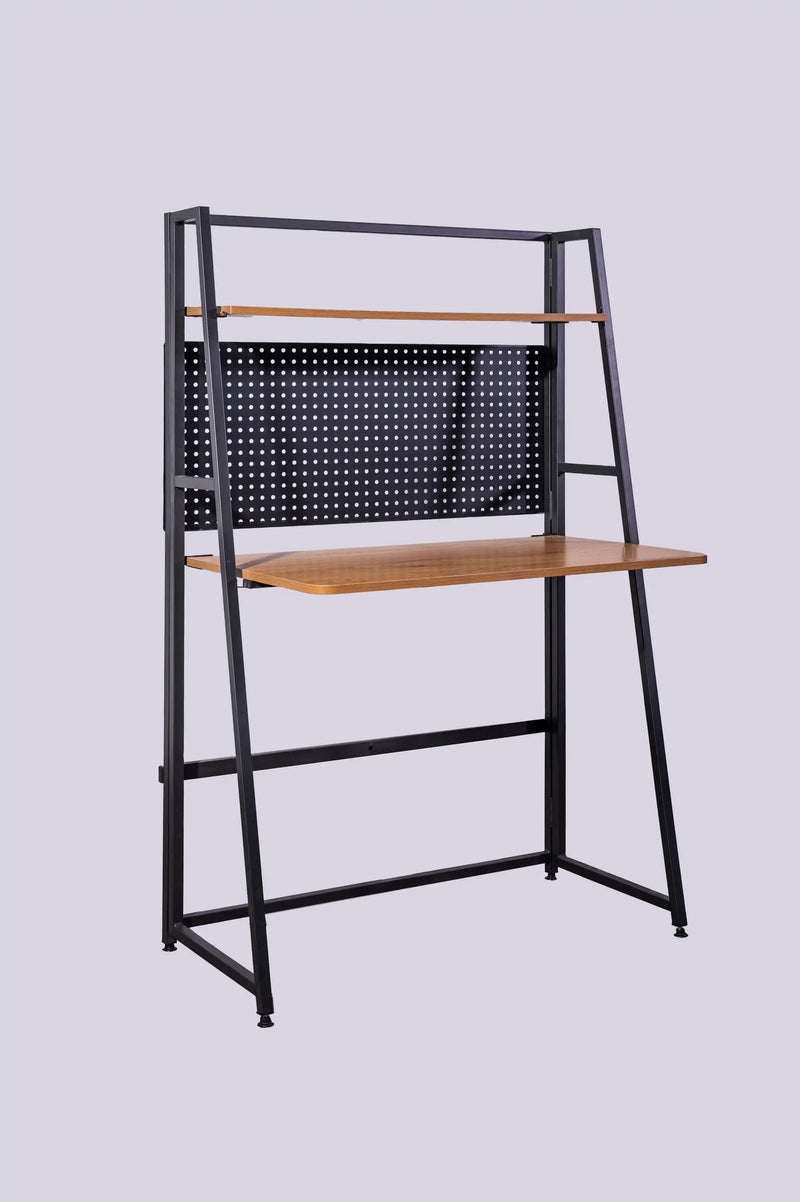 sue-e furniture Computer Desk Garin desk with shelf Black Frame Garin desk with shelf Black Frame