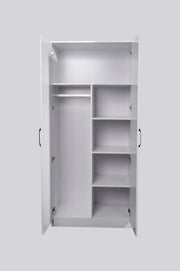sue-e furniture Wardrobes 'Rebon' White Wardrobe 'Rebon' White Wardrobe