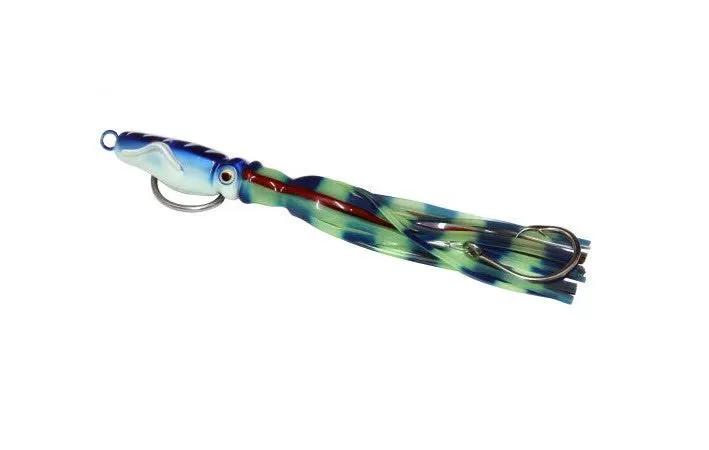 Catch Lures 750g Catch Squidwings Blue Glow Catch Squidwings Blue Glow Lure for Deep Water Jigging