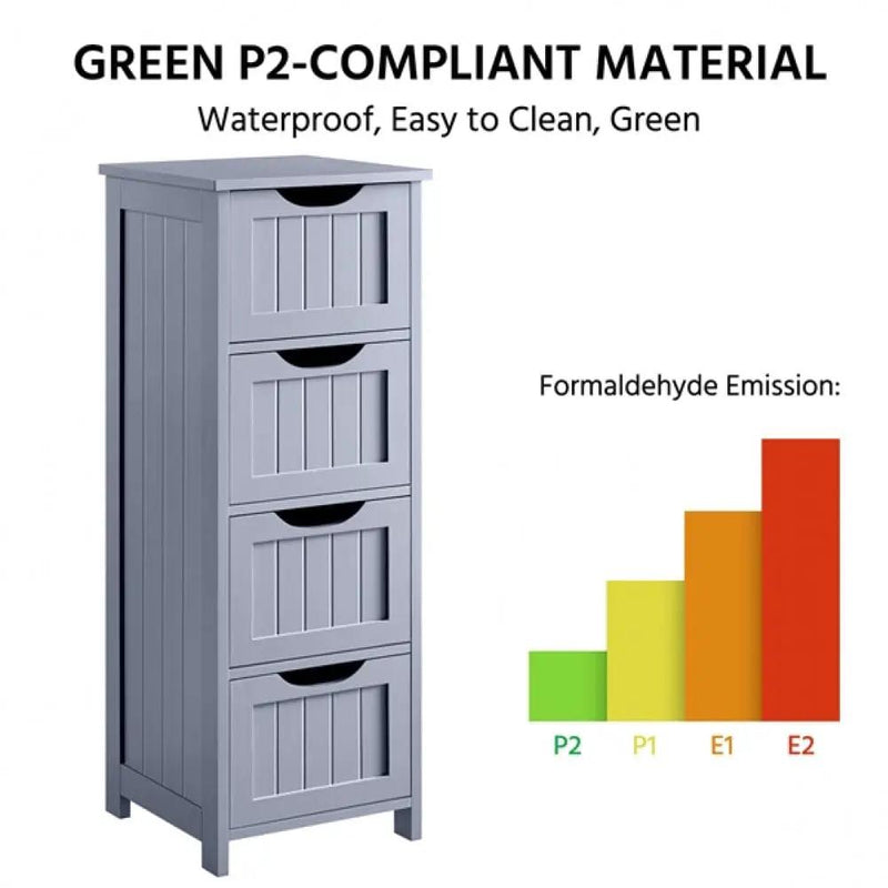 Yaheetech Bathroom Floor Cabinet Bathroom Floor Cabinet