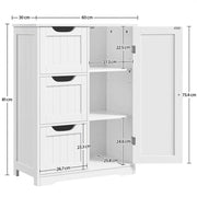 Yaheetech Free-Standing Floor Cabinet Free-Standing Floor Cabinet