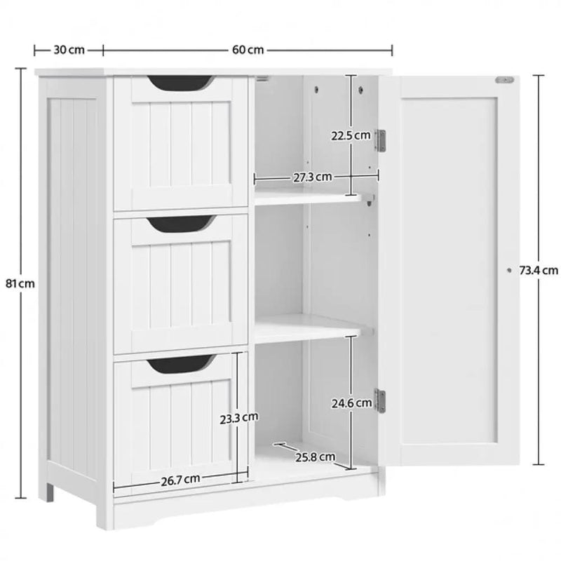 Yaheetech Free-Standing Floor Cabinet Free-Standing Floor Cabinet