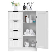Yaheetech Large Wooden Bathroom Floor Cabinet Large Wooden Bathroom Floor Cabinet