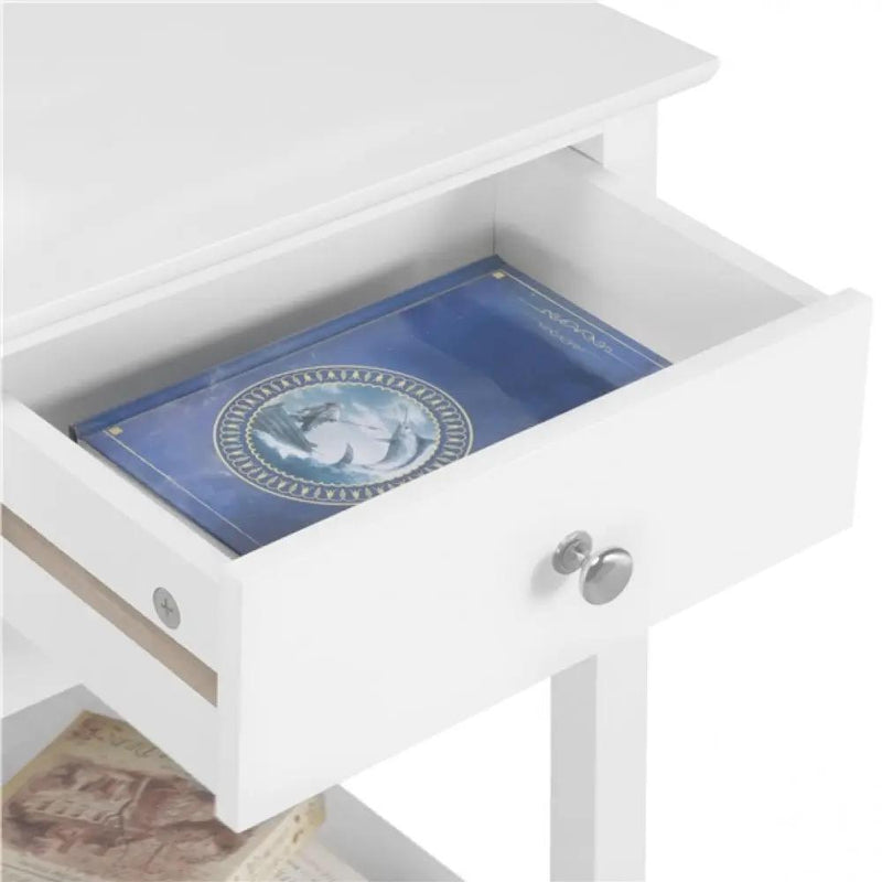 Yaheetech Bedside End Table Storage Cabinet Night Stand with Drawer Bedside End Table Storage Cabinet Night Stand with Drawer