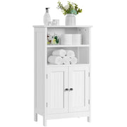 Yaheetech Free Standing Floor Cabinet Bathroom Storage Unit Free Standing Floor Cabinet Bathroom Storage Unit