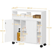 Yaheetech Bathroom Storage Cabinet Bathroom Storage Cabinet