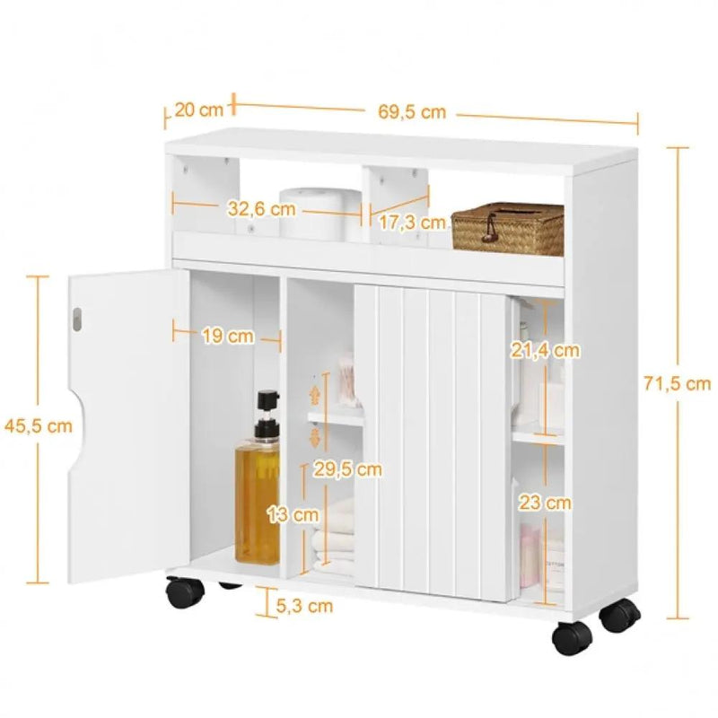 Yaheetech Bathroom Storage Cabinet Bathroom Storage Cabinet