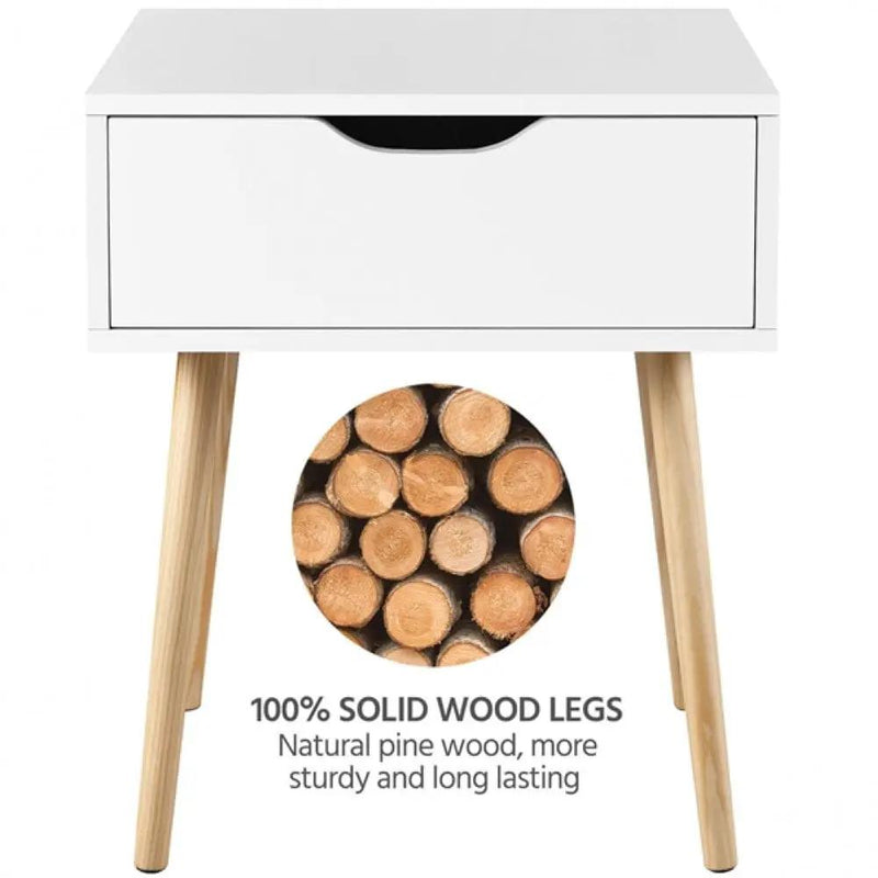 Yaheetech 2pcs Brand New Side Table Nightstand Coffee Table 2pcs Brand New Side Table Nightstand Coffee Table