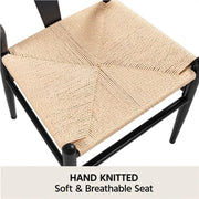 Yaheetech 4PCS Weave Arm Chairs 4PCS Weave Arm Chairs