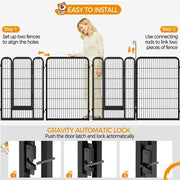Yaheetech 32x Panel Heavy Duty Dog Playpen Dog Pen 32x Panel Heavy Duty Dog Playpen Dog Pen