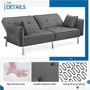 Yaheetech Extra Large Sofa Convertible Futon Sofa Bed Extra Large Sofa Convertible Futon Sofa Bed